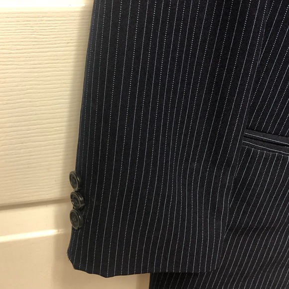 LAST CHANCE! YOUNG KINGS By Steve Harvey Pinstripe Suit Jacket/Coat - Picture 6 of 16